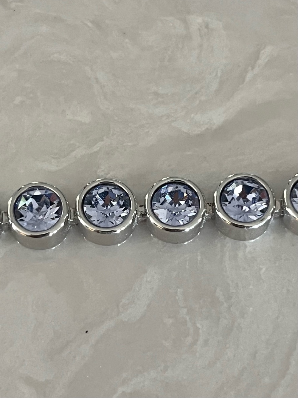 💜 Sought After💜Touchstone Crystal VIOLET Ice Bracelet NWOT💜 - Picture 3 of 6